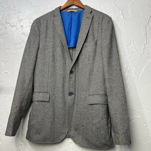 J. Lindeberg Suits & Blazers Jlindeberg Grey Herringbone Elbow